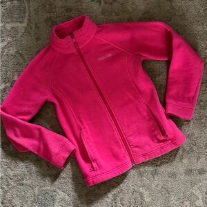 Columbia Kids Bright Pink Fleece Jacket